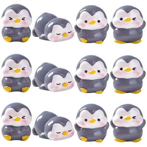 MEZHEN Pinguin Figuren Tortendeko Pinguin Kuchen Deko Pinguin Figur Harz Ornamente Gartendeko Kuchendeko Weihnachten Deko Handwerk Kindergeburtstag Party Geschenk 12 Stück MEZHEN Pinguin Figuren Tortendeko Pinguin Kuchen Deko Pinguin Figur Harz Ornamente Gartendeko Kuchendeko Weihnachten Deko Handwerk Kindergeburtstag Party Geschenk 12 Stück von MEZHEN