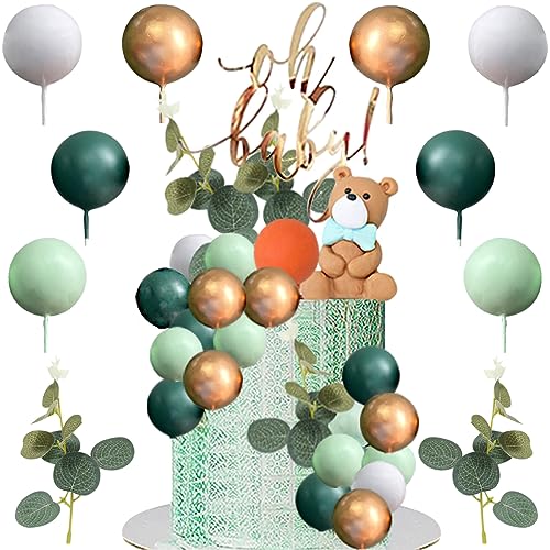 MEZHEN Torte Topper Bär Tortendeko Teddybär Deko Geburtstag Kugeln Torte Deko Teddybär Geburtstagstorte Deko Gender Reveal Party Deko 28 Stück MEZHEN Torte Topper Bär Tortendeko Teddybär Deko Geburtstag Kugeln Torte Deko Teddybär Geburtstagstorte Deko Gender Reveal Party Deko 28 Stück von MEZHEN