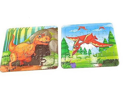 6 Puzzle Dino Dinosaurier 16 Teile Konzentration von MEger