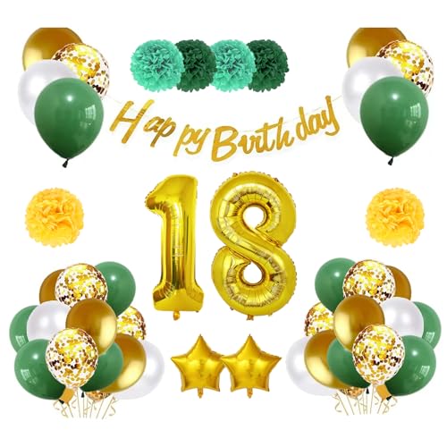 Grüne Luftballons Ballons Retro Grün Gold MFCGHXR Deko 18 Geburtstag Frau Mann 73 Stück Geburtstagsdeko Luftballons, Luftballons grün, 18 Geburtstagsdeko Luftballons, Ballons, Wiederverwendbare Grüne Luftballons Ballons Retro Grün Gold MFCGHXR Deko 18 Geburtstag Frau Mann 73 Stück Geburtstagsdeko Luftballons, Luftballons grün, 18 Geburtstagsdeko Luftballons, Ballons, Wiederverwendbare von MFCGHXR
