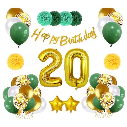 Luftballons Retro Grün Weiß Luftballons Salbei Grün Gold Weiß MFCGHXR Deko 20 Geburtstag Frau Mann Luftballons Gold 73 Stück Geburtstagsdeko Luftballons, Luftballons grün Wiederverwendbare Produkte Luftballons Retro Grün Weiß Luftballons Salbei Grün Gold Weiß MFCGHXR Deko 20 Geburtstag Frau Mann Luftballons Gold 73 Stück Geburtstagsdeko Luftballons, Luftballons grün Wiederverwendbare Produkte von MFCGHXR
