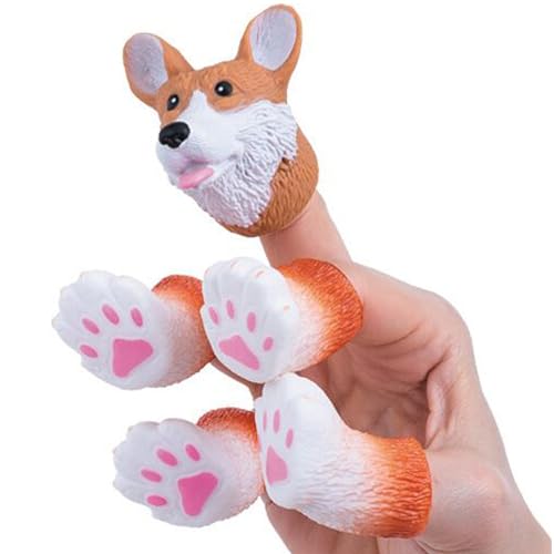 MFCGHXR Fingerpuppen Mitgebsel Kindergeburtstag Finger 5 Stück Fingerpuppen-Babytiere, Fingerpuppen-Tiere-Set, Fingerpuppen-Tiere für Kinder, geeignet für Jungen-Mädchen-Geschenke, Weihnachten MFCGHXR Fingerpuppen Mitgebsel Kindergeburtstag Finger 5 Stück Fingerpuppen-Babytiere, Fingerpuppen-Tiere-Set, Fingerpuppen-Tiere für Kinder, geeignet für Jungen-Mädchen-Geschenke, Weihnachten von MFCGHXR