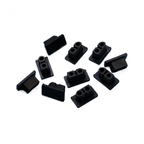 MFHgLKT 10 stücke XT60 XT60H Männlich Weiblich Stecker Staub Kappe PVC Schutzhülle Kompatibel Shell Kompatibel mit RC Flugzeug Drone(XT60 Black-Male) von MFHgLKT