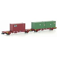 MFTRAIN MF33373 H0 2er Set Containerwagen Lgnss, SNCB/IFB, Ep. V MFTRAIN MF33373 H0 2er Set Containerwagen Lgnss, SNCB/IFB, Ep. V von MFTRAIN