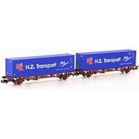 MFTRAIN MF33376 N 2er Set Containerwagen Lgnss-z "HZ Transport", Ep. VI MFTRAIN MF33376 N 2er Set Containerwagen Lgnss-z "HZ Transport", Ep. VI von MFTRAIN