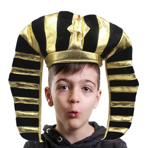 MFYOUPK Ägyptischer Kopfschmuck Für Herren - Ägyptische Kopfaccessoires | Halloween Unisex Cosplay für Schüler und Kinder für Festival Bühnenauftritt Verkleidung MFYOUPK Ägyptischer Kopfschmuck Für Herren - Ägyptische Kopfaccessoires | Halloween Unisex Cosplay für Schüler und Kinder für Festival Bühnenauftritt Verkleidung von MFYOUPK
