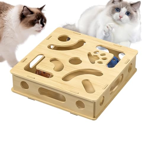 MFYOUPK Katzen Labyrinth - Interaktives Labyrinth Für Katzenkinder,Spiel Mit Glöckchen Gegen Langeweile Bei Alleinsein MFYOUPK Katzen Labyrinth - Interaktives Labyrinth Für Katzenkinder,Spiel Mit Glöckchen Gegen Langeweile Bei Alleinsein von MFYOUPK