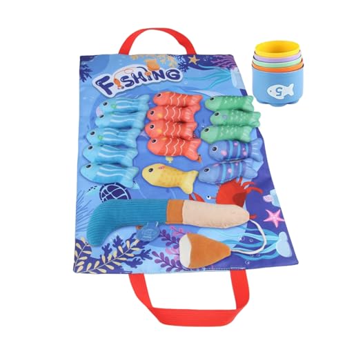 MFYOUPK Kinder Angelspiel - Vorschule Stoff Angelspiel | Sortieren Lerninteraktives Sensorik Wasser Kleinkindspiel mit Stapelbechern für Bad Pool Party Badezimmer Spaß Aktivität MFYOUPK Kinder Angelspiel - Vorschule Stoff Angelspiel | Sortieren Lerninteraktives Sensorik Wasser Kleinkindspiel mit Stapelbechern für Bad Pool Party Badezimmer Spaß Aktivität von MFYOUPK