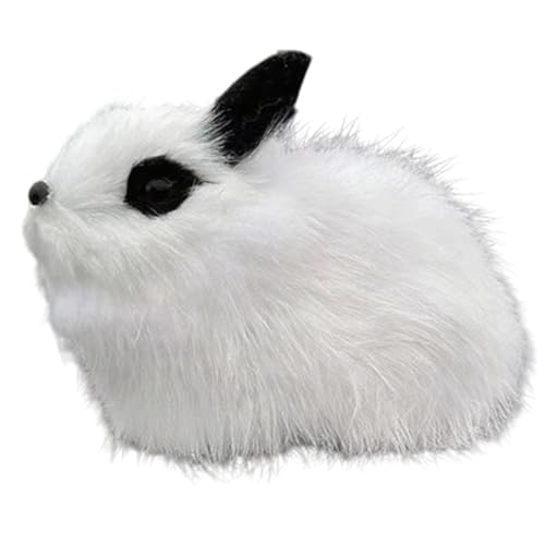 MFYOUPK Plüschtier Hase - Niedlicher Weihnachtsdekor Plüschkaninchen Tischdekoration - Kuschelhasen Modell Sammelfigur Deko Für Couch Bett Wohnzimmer Schlafzimmer von MFYOUPK