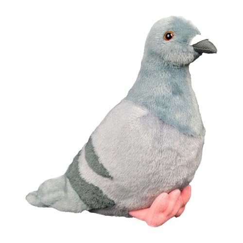 MFYOUPK Tauben Stofftier - Realistische Deko Puppe Vogel,Kuscheltier Vogel,Für Baby Mädchen Kinderzimmer Ostern Weihnachten Geburtstag Wohnzimmer von MFYOUPK