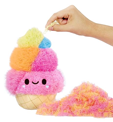 Fluffie Stuffiez Kleine Sammelplüschfigur - ICE CREAM - Überraschung beim Auspacken mit ASMR Fidget DIY Fellabziehen, Ultrasofter Flaum - Ideal für Kinder ab 4 Jahren von Fluffie Stuffiez