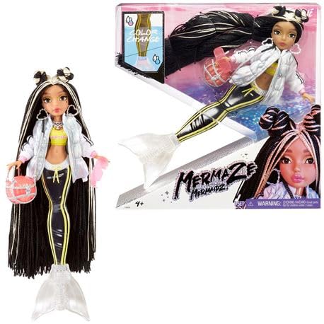 MGA 580836EUC - Mermaze Mermaidz Core Fashion Doll S1, Jordie, Color Change, Modepuppe, Meerjungfraupuppe mit Zubehör, 34cm MGA 580836EUC - Mermaze Mermaidz Core Fashion Doll S1, Jordie, Color Change, Modepuppe, Meerjungfraupuppe mit Zubehör, 34cm von MGA Entertainment