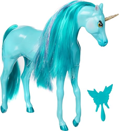 MGA Dream Ella Unicorn - Blaugrünes Einhorn zum Sammeln - OCEAN - Geeignet für 29 cm große Modepuppen - Fördert das fantasievolle Spiel - Für Kinder ab 3 Jahren MGA Dream Ella Unicorn - Blaugrünes Einhorn zum Sammeln - OCEAN - Geeignet für 29 cm große Modepuppen - Fördert das fantasievolle Spiel - Für Kinder ab 3 Jahren von MGA Entertainment
