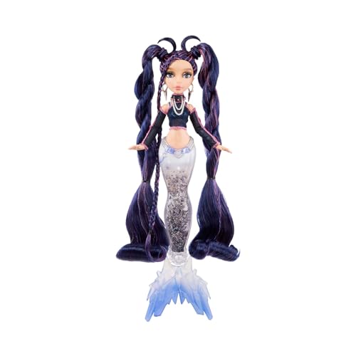 Mermaze Mermaidz Winter Waves - NERA - Meerjungfrauen-Puppe, Flosse mit Farbwechsel, Schwanz mit Glitzerfüllung und Accessoires - Für Kinder und Sammler ab 4 Jahren Mermaze Mermaidz Winter Waves - NERA - Meerjungfrauen-Puppe, Flosse mit Farbwechsel, Schwanz mit Glitzerfüllung und Accessoires - Für Kinder und Sammler ab 4 Jahren von MERMAZE MERMAIDZ