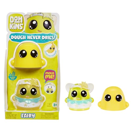 MGA Entertainment DohKins Fairy Single Pack Character - Enthält 1 DohKins Figur, 6 Figuren zum Sammeln, Knete Trocknet Niemals Aus, Glutenfrei, Geeignet für Sammler & Kinder im Alter von 2-5 Jahren MGA Entertainment DohKins Fairy Single Pack Character - Enthält 1 DohKins Figur, 6 Figuren zum Sammeln, Knete Trocknet Niemals Aus, Glutenfrei, Geeignet für Sammler & Kinder im Alter von 2-5 Jahren von MGA Entertainment