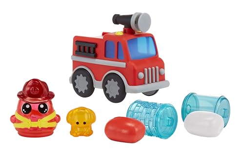 MGA Entertainment DohKins Fire Truck & Firefighter - Knete Trocknet Niemals Aus, Glutenfrei, Geeignet für Sammler und Kinder ab 3 Jahren von MGA Entertainment