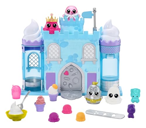 MGA Entertainment DohKins Ice Cream Castle with Princess & Knight - Knete Trocknet Niemals Aus, Glutenfrei, Geeignet für Sammler und Kinder ab 3 Jahren von MGA Entertainment