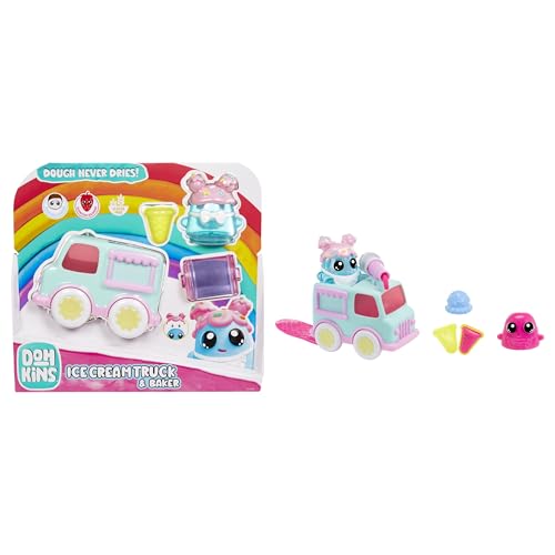 MGA Entertainment DohKins Ice Cream Truck & Baker - Knete Trocknet Nie Aus, Glutenfrei, Geeignet für Sammler und Kinder ab 3 Jahren von MGA Entertainment