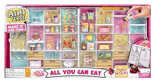 MGA's Miniverse Make It All You Can Eat - DIY Kunstharzspiel - Replika Lebensmittel Sammlerstücke - Nicht essbar - Geeignet für Kinder ab 8 Jahren und Sammler von MGA's Miniverse