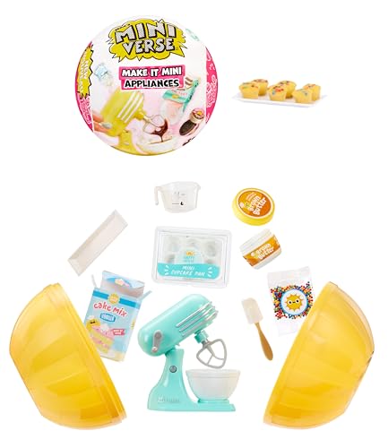MGA's Miniverse Make It Mini Appliances Series 2 - Sammlerstücke, Geheimnisvolle Blindverpackung, Basteln mit Harz, Lebensmittel-Nachbildungen aus der Küche, für Sammler & Kinder ab 8, Nicht ESSBAR MGA's Miniverse Make It Mini Appliances Series 2 - Sammlerstücke, Geheimnisvolle Blindverpackung, Basteln mit Harz, Lebensmittel-Nachbildungen aus der Küche, für Sammler & Kinder ab 8, Nicht ESSBAR von MGA's Miniverse