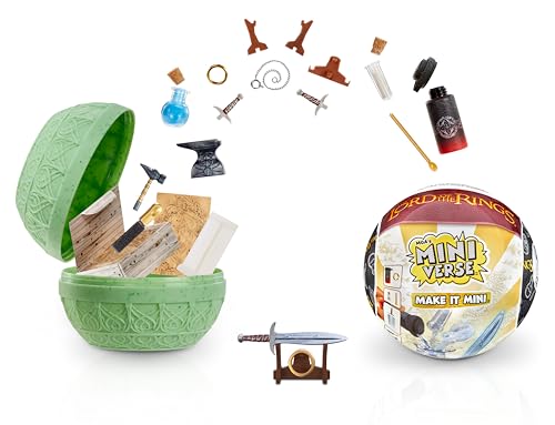 MGA's Miniverse Make It Mini - Der Herr der Ringe Mini-Sammlerstücke, Blindverpackung, Harz-Bastelset, Nachbildungen, Geeignet für Sammler & Kinder ab 8 Jahren, Nicht ESSBAR MGA's Miniverse Make It Mini - Der Herr der Ringe Mini-Sammlerstücke, Blindverpackung, Harz-Bastelset, Nachbildungen, Geeignet für Sammler & Kinder ab 8 Jahren, Nicht ESSBAR von MGA's Miniverse
