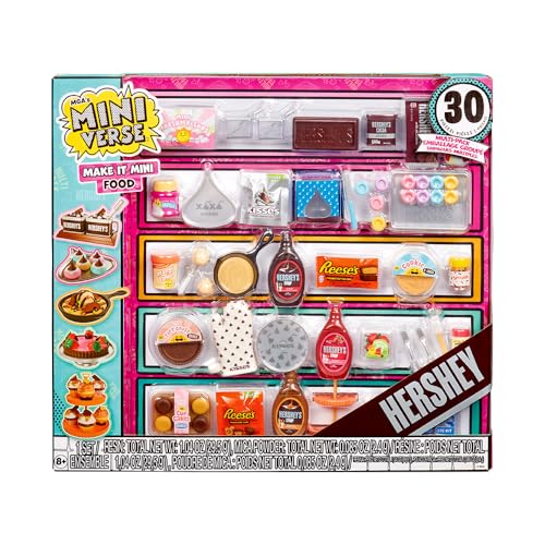 MGA's Miniverse Make It Mini Food - Brunch Multipack, Hershey Mini-Sammlerstücke, Harz-Bastelset, Nachgebildete Lebensmittel, Geeignet für Sammler & Kinder ab 8 Jahren, NICHT ESSBAR MGA's Miniverse Make It Mini Food - Brunch Multipack, Hershey Mini-Sammlerstücke, Harz-Bastelset, Nachgebildete Lebensmittel, Geeignet für Sammler & Kinder ab 8 Jahren, NICHT ESSBAR von MGA's Miniverse