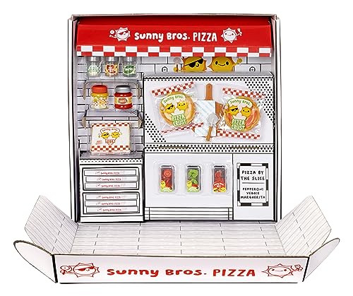 MGA's Miniverse Make It Mini Food - Make It Mini Pizza-Party - Lebensmittelnachbildungen zum Sammeln - Nicht Essbar - Geeignet für Kinder ab 8 Jahren und Sammler [EXKLUSIV BEI Amazon] von MGA's Miniverse