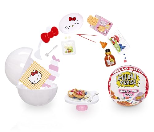 MGA's Miniverse Make It Mini Food Sanrio Hello Kitty - Sammlerstücke, Geheimnisvolle Blindverpackung, Basteln mit Harz, Lebensmittel-Nachbildungen, Neuheit, für Sammler & Kinder ab 8, Nicht ESSBAR MGA's Miniverse Make It Mini Food Sanrio Hello Kitty - Sammlerstücke, Geheimnisvolle Blindverpackung, Basteln mit Harz, Lebensmittel-Nachbildungen, Neuheit, für Sammler & Kinder ab 8, Nicht ESSBAR von MGA's Miniverse