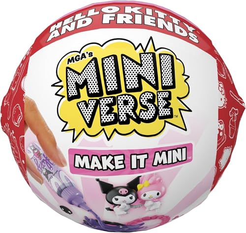 MGA's Miniverse Make It Mini Hello Kitty and Friends Serie 2 - Inklusive 1 Set, Blindverpackung, 12 Sets zum Sammeln, Sanrio Artikel, DIY, Für Sammler & Kinder ab 8 Jahren, Nicht ESSBAR von MGA's Miniverse