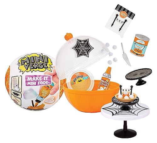 MGA's Miniverse Seasonal Make It Mini Food - Halloween Serie 1 - Verpackte -Sammlerstücke - DIY, Kunstharz-Spielzeug, Nachgebildete Lebensmittel - Nicht Essbar - Für Kinder und Sammler ab 8 Jahren von MGA's Miniverse