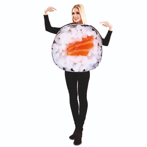MGE - Sushi Kostüm für Erwachsene - Unisex Party Kostüm - Lustiges Kostüm für Damen und Herren - Party Zubehör - Maki von MGE World