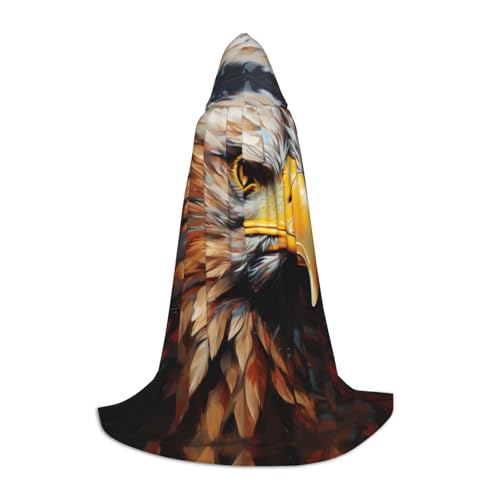 MGGAklp Adler-Print Kapuzenumhang für Teenager für Halloween, Cosplay und Mottopartys MGGAklp Adler-Print Kapuzenumhang für Teenager für Halloween, Cosplay und Mottopartys von MGGAklp