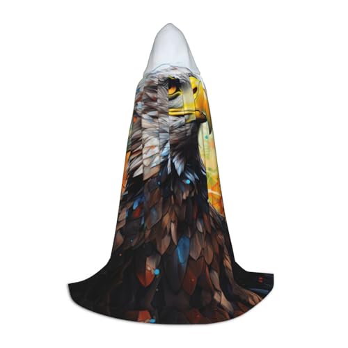 MGGAklp Adler-Print Kapuzenumhang für Teenager für Halloween, Cosplay und Mottopartys MGGAklp Adler-Print Kapuzenumhang für Teenager für Halloween, Cosplay und Mottopartys von MGGAklp