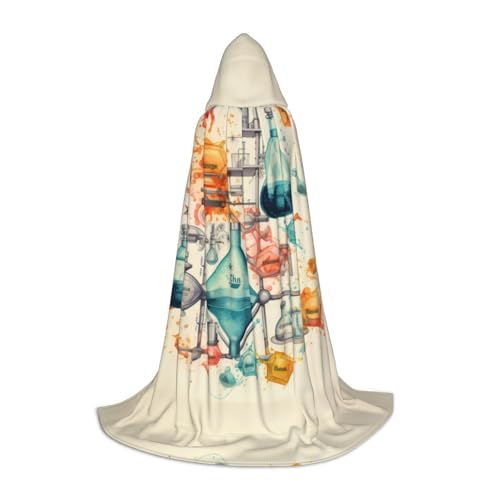 MGGAklp Chemie-Print Kapuzenumhang für Teenager für Halloween, Cosplay und Mottopartys MGGAklp Chemie-Print Kapuzenumhang für Teenager für Halloween, Cosplay und Mottopartys von MGGAklp