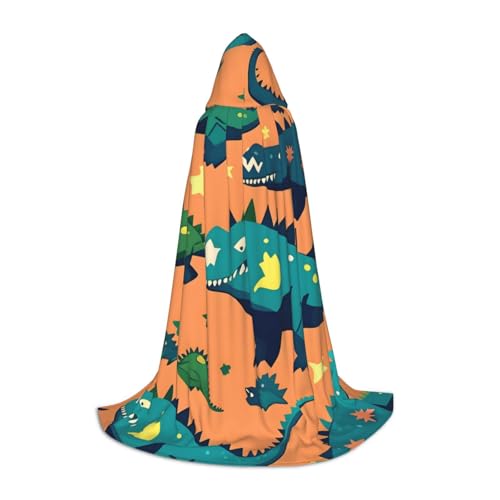 MGGAklp Dinosaurier-Print Kapuzenumhang für Teenager für Halloween, Cosplay und Mottopartys MGGAklp Dinosaurier-Print Kapuzenumhang für Teenager für Halloween, Cosplay und Mottopartys von MGGAklp