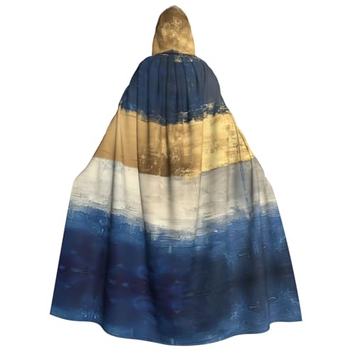 MGGAklp Kapuzenumhang für Erwachsene, goldfarben, blau und weiß, mit Halloween-Umhang, Kostüm, Partyzubehör MGGAklp Kapuzenumhang für Erwachsene, goldfarben, blau und weiß, mit Halloween-Umhang, Kostüm, Partyzubehör von MGGAklp