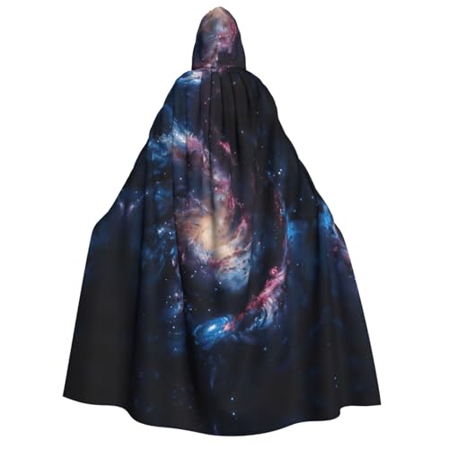 MGGAklp Kapuzenumhang mit Galaxie-Aufdruck für Erwachsene mit Halloween-Umhang, Kostüm, Partyzubehör MGGAklp Kapuzenumhang mit Galaxie-Aufdruck für Erwachsene mit Halloween-Umhang, Kostüm, Partyzubehör von MGGAklp
