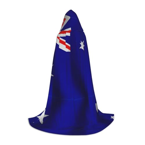 MGGAklp Kapuzenumhang mit australischer Flagge, für Teenager, Halloween, Cosplay und Motto-Partys MGGAklp Kapuzenumhang mit australischer Flagge, für Teenager, Halloween, Cosplay und Motto-Partys von MGGAklp