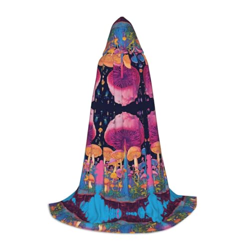 MGGAklp Pilzdruck Kapuzenumhang für Teenager für Halloween, Cosplay und Mottopartys MGGAklp Pilzdruck Kapuzenumhang für Teenager für Halloween, Cosplay und Mottopartys von MGGAklp