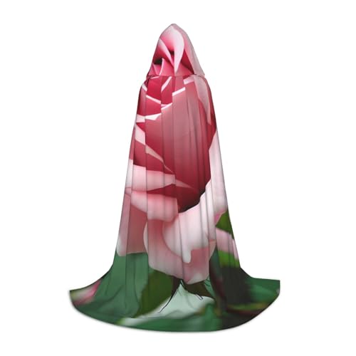 MGGAklp Rosenblüten-Druck Kapuzenumhang für Teenager für Halloween, Cosplay und Mottopartys MGGAklp Rosenblüten-Druck Kapuzenumhang für Teenager für Halloween, Cosplay und Mottopartys von MGGAklp