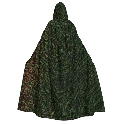 MGGAklp Umhang mit Kapuze für Erwachsene, Mathe-Formel-Druck, Halloween-Umhang, Kostüm, Partyzubehör MGGAklp Umhang mit Kapuze für Erwachsene, Mathe-Formel-Druck, Halloween-Umhang, Kostüm, Partyzubehör von MGGAklp