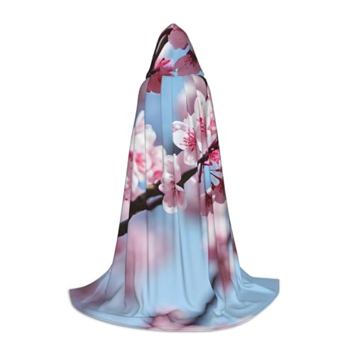 MGGAklp Verlockender Kapuzenumhang mit Kirschblüten für Teenager für Halloween, Cosplay und Mottopartys MGGAklp Verlockender Kapuzenumhang mit Kirschblüten für Teenager für Halloween, Cosplay und Mottopartys von MGGAklp