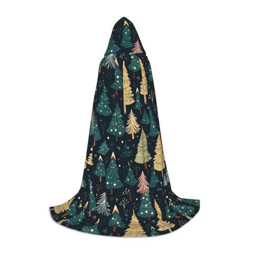 MGGAklp Weihnachtsbaum-Druck Kapuzenumhang für Teenager für Halloween, Cosplay und Mottopartys MGGAklp Weihnachtsbaum-Druck Kapuzenumhang für Teenager für Halloween, Cosplay und Mottopartys von MGGAklp