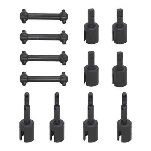 Für Tamiya Für TT01 Für TT02 1/10 Harden Stahl Metall Antriebswelle Getriebe Joint Cup Differential Tasse Rad Achse Tasse RC Auto Upgrade Teile RC Auto Zubehör(1 Set) von MGHGFYTAS