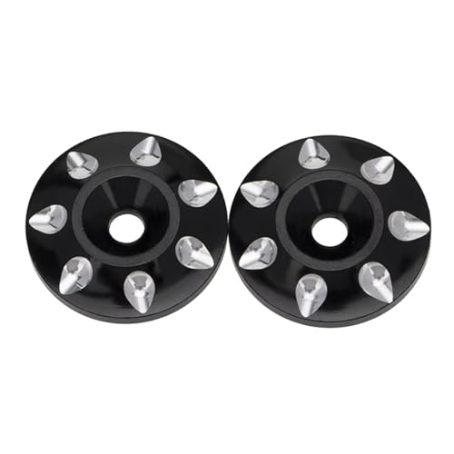 Kompatibel Mit 1/10 RC Auto-Upgradeteile 2 Stück Für Universal RC Heckflügelknöpfe Unterlegscheibe Heckschutz Distanzstück Heckdichtungen RC Auto Zubehör(Black) von MGHGFYTAS