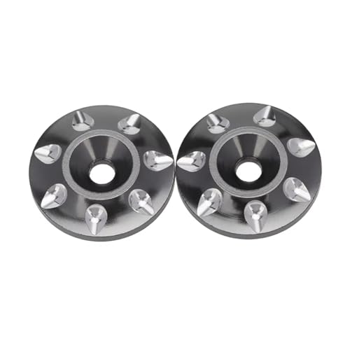 Kompatibel Mit 1/10 RC Auto-Upgradeteile 2 Stück Für Universal RC Heckflügelknöpfe Unterlegscheibe Heckschutz Distanzstück Heckdichtungen RC Auto Zubehör(Gray) von MGHGFYTAS