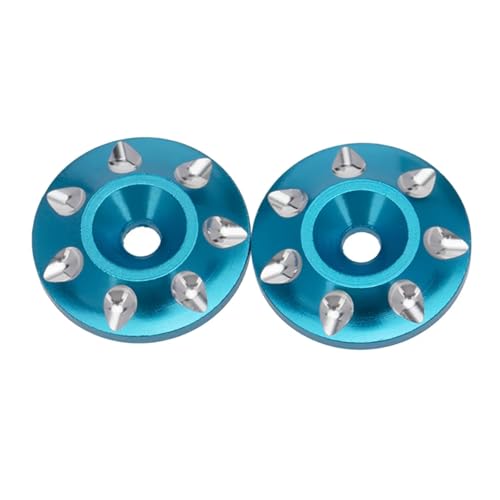 Kompatibel Mit 1/10 RC Auto-Upgradeteile 2 Stück Für Universal RC Heckflügelknöpfe Unterlegscheibe Heckschutz Distanzstück Heckdichtungen RC Auto Zubehör(Sky Blue) von MGHGFYTAS