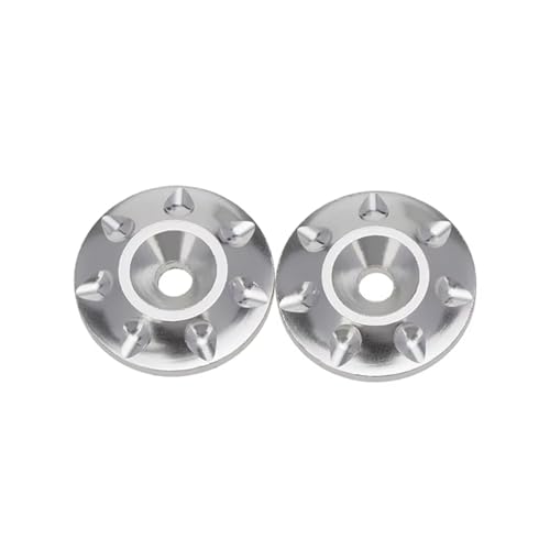 Kompatibel Mit 1/10 RC Auto-Upgradeteile 2 Stück Für Universal RC Heckflügelknöpfe Unterlegscheibe Heckschutz Distanzstück Heckdichtungen RC Auto Zubehör(White) von MGHGFYTAS