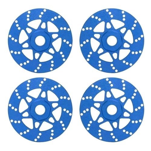 Kompatibel Mit Arrma 1/7 Für Infraction Für Limitless Für Felony 1/8 Upgrade-Teile 4-teiliger Metall-Bremsscheiben-Rad-Sechskant-Nabenadapter RC Auto Zubehör(Blue) von MGHGFYTAS