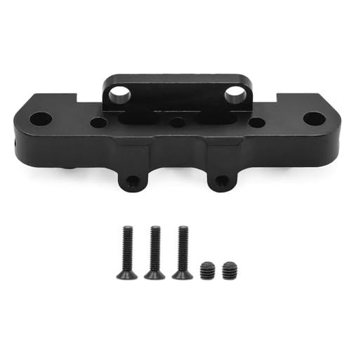 Kompatibel Mit Arrma 6S Für Outcast Für Talion Für Typhon 1/8 RC-Auto-Upgrade-Teile Zubehör Aluminiumlegierung Frontstoßstangenarmcode RC-Autostoßstange(Black) von MGHGFYTAS